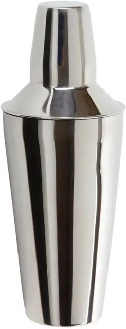 Ich-Zapfe Cocktailshaker 3-teilig aus Edelstahl in Silber, 750 ml, auslaufsicher - Bild 1