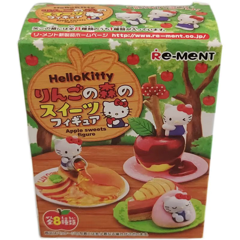 Rement Sanrio Hello Kitty Apfelwald-Süßigkeiten Blind Box, Einzelfigur - Bild 2