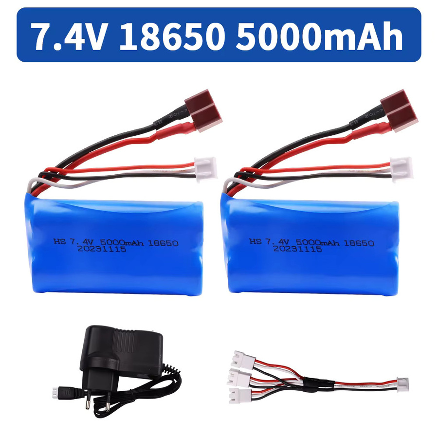 Wltoys 2S LiPo Akku 7,4 V 5000 mAh 20C für RC Autos Ersatzteile - Bild 2