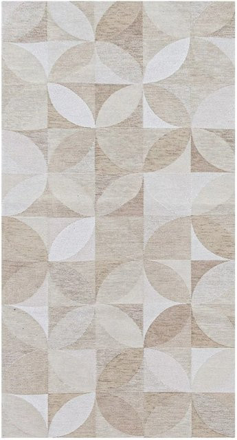 Lola&Moi Teppich Diamond in Beige mit geometrischem Design, B/T: 80 x 150 cm - Bild 1