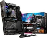 MSI MPG X870E CARBON WIFI Mainboard AM5 DDR5 Schwarz mit Wi-Fi und Bluetooth - Bild 1