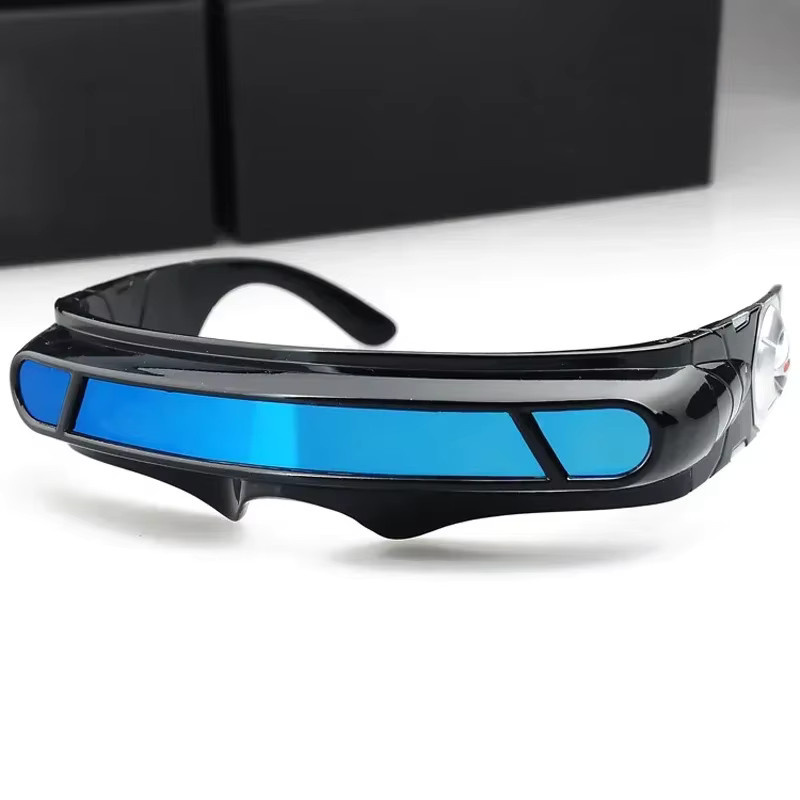 QGAOP X-men Cyclops Sonnenbrille, Vollrand, Kunststoff, Schwarz, Unisex, polarisiert - Bild 2