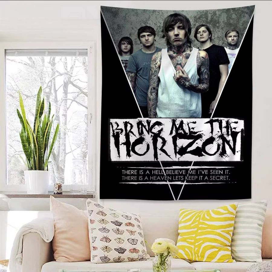 Bring Me The Horizon Anime Wandteppich im Tarot-Stil für deine Heimdekoration - Bild 3