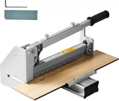 VEVOR Boden-Schneidemaschine 330mm aus Aluminiumlegierung in Silber für Vinyl, Laminat und Hartholz mit 12mm Schnitttiefe - Bild 1