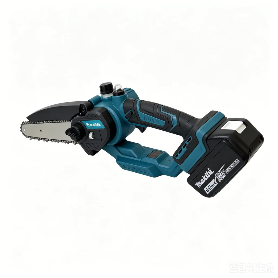 Makita Mini-Elektrokettensäge mit LED-Licht, tragbare Akku-Kettensäge für 18V-21V Akkus, 6/8 Zoll Holzschneider - Bild 2