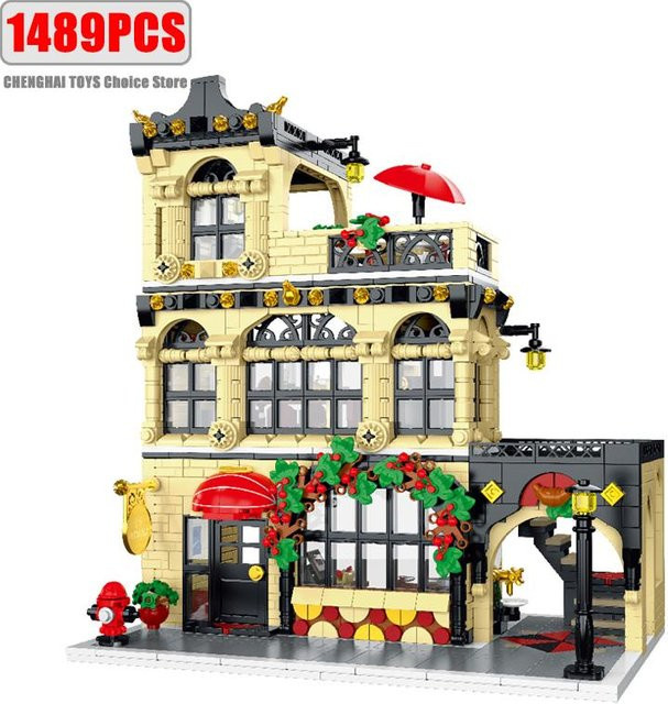 Linyi toy Bausteine Moderne Gebäude 1443-1489 Teile - Bild 1