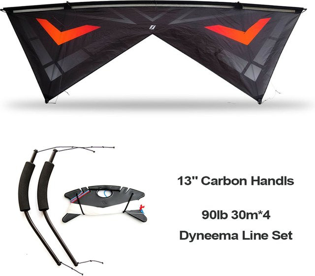 9KM DWLIFE Quad Line Stunt Kite Printing Windrider PC31, Sport-Drachen, Set / Bundle - Bild 1