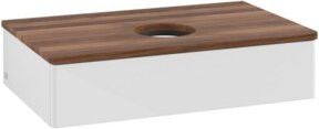 V&B Waschtischunterschrank Antao mit Beleuchtung in Weiß, B/T/H: 80 x 50 x 19 cm - Bild 1