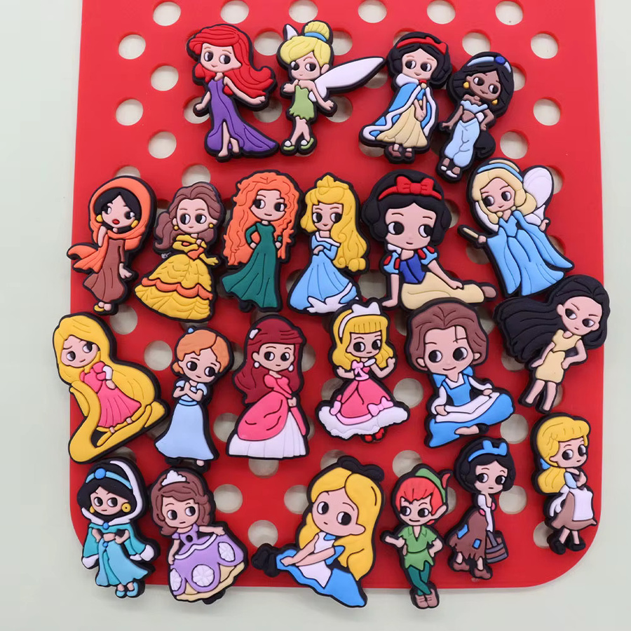 Disney Princess Alice Schneewittchen Schuh-Charms, PVC, Mix-Set - Bild 3