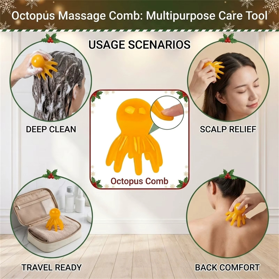 DKSHETOY Kopfhaut-Massagekamm, Unisex - Bild 2