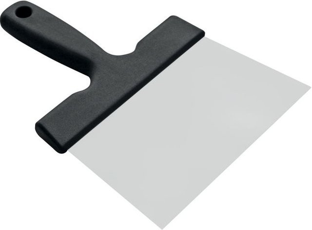 Schneider Teigschaber aus Polystyrol und Edelstahl in Schwarz, Länge: 18 cm - Bild 1