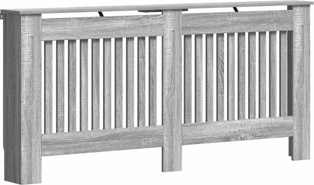 vidaXL Heizkörperabdeckung in Graues Sonoma mit vertikalem Latten-Design, B/T/H: 172 x 19 x 81,5 cm - Bild 1