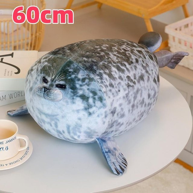 Yiran toy Robben-Seelöwen Mutter-Kind-Robbenpuppe, Plüschtiere, Grau - Bild 1