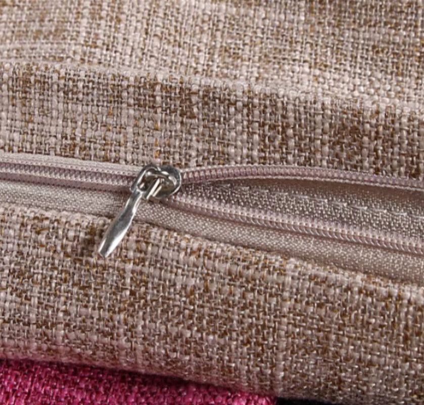 Dekorativer Kissenbezug aus Kunstleinen von inyahome in Grün, quadratischer Kissenbezug für Sofa und Zuhause - Bild 2