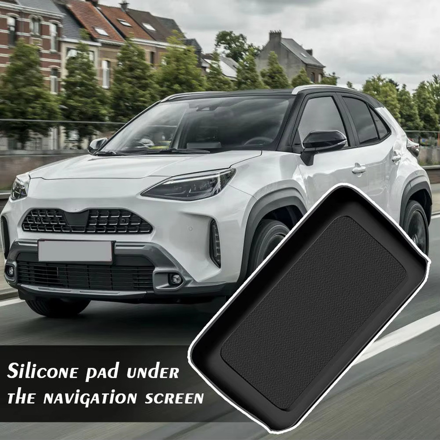 Silikon-Pad für Toyota Yaris Cross 2019-2025 zur Aufbewahrung in der Box unter dem Navigationsbildschirm, Schwarz - Bild 3