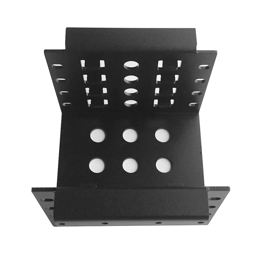 Alloet 4-Schacht-Caddy-Chassis für 2,5 Zoll bis 3,5 Zoll SSD-Festplatten, interne Montagehalterung, Schwarz - Bild 4