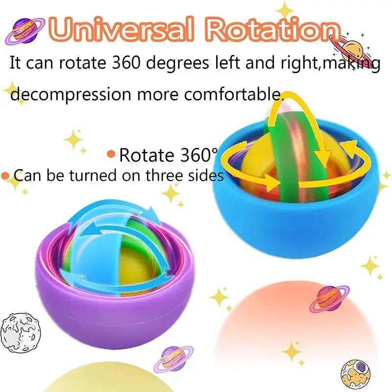XDR 3D Rotationskugel Fidget Kreisel Sensorisches Spielzeug - Bild 3