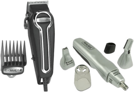 Wahl Elite Pro Clipper und Triple Head Nasenhaartrimmer, Schwarz, Unisex - Bild 1