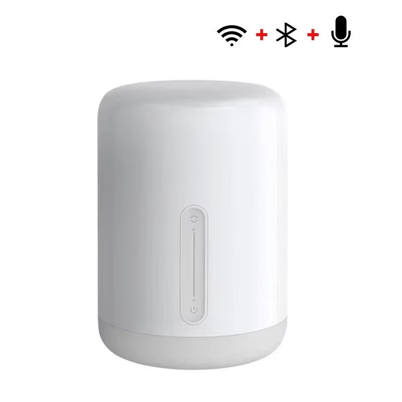 Xiaomi Mijia Nachttischlampe 2 intelligente LED Tischlampe mit RGB-Farben, 400 Lumen, Touch-Steuerung, Bluetooth, WLAN und Apple HomeKit Unterstützung, Weiß - Bild 2