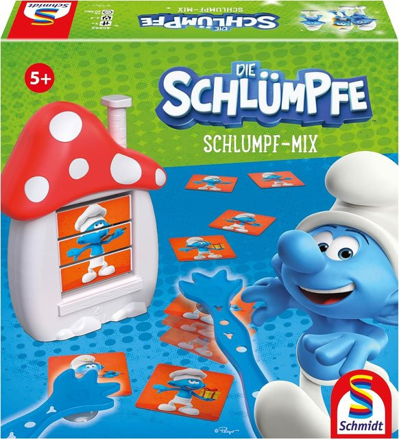 Schmidt Spiele Die Schlümpfe Schlumpf Mix, Kinderspiel, ab 5 Jahren - Bild 1