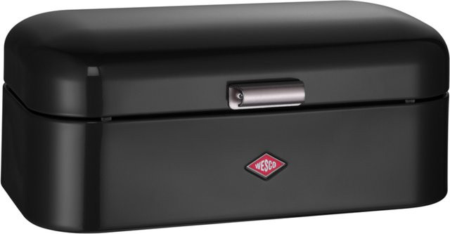 Brotkasten WESCO GRANDY Schwarz Metall B/T/H: 42,0 x 26,0 x 18,0 cm - Bild 1