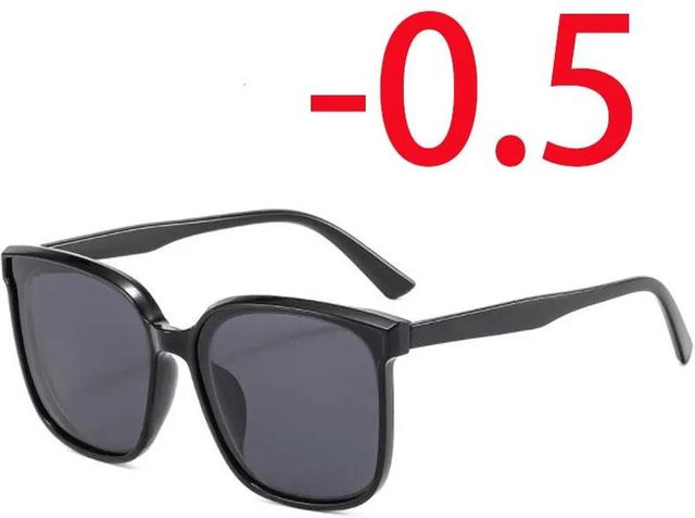 Sonnenbrille, Unisex, Vollrand, Square, Kunststoff, Schwarz - Bild 1
