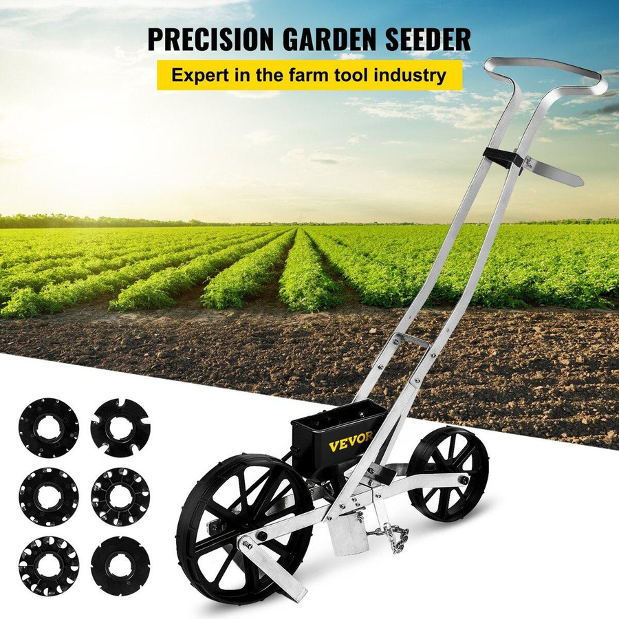 Buying Solutions MB Manuelle Metall Präzisions-Gartensämaschine mit 6 Samenplatten in Silber - Bild 6