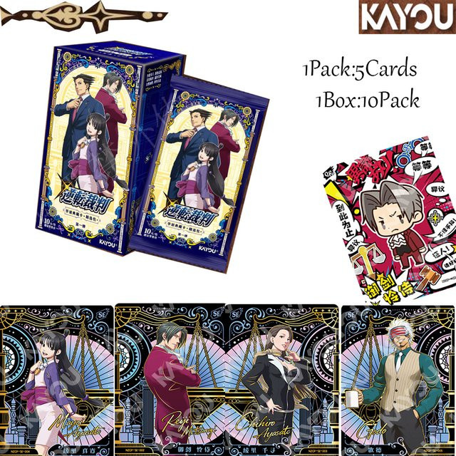 KAYOU Ace Attorney Karten, Anime-Sammelkarten, ab 3 Jahren - Bild 1