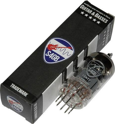 BTB Vertrieb 12AT7-S4GB Premium Elektronenröhre Selektiert für Gitarre und Bass Doppeltriode mit Noval Sockel - Bild 1