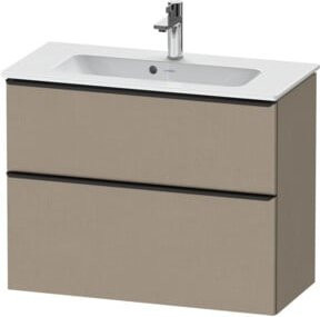 Duravit Waschtischunterschrank D-Neo Compact, wandhängend, weiß/beige, B/T/H: 81 x 37,2 x 62,5 cm - Bild 1