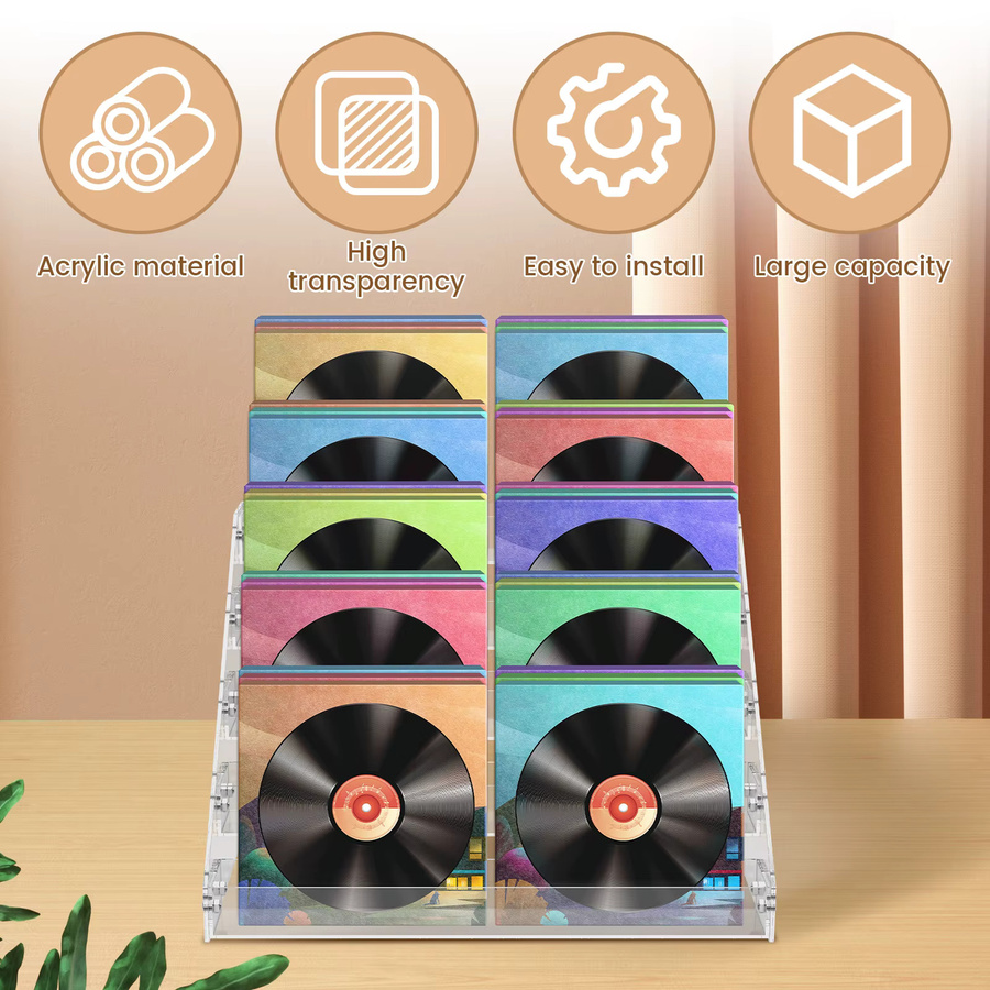 Willstar Acryl Display Stand Transparent Mehrzweck Organizer Regal für Make-Up Parfüm und Figuren - Bild 2