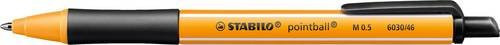 Stabilo pointball Kugelschreiber dokumentenecht 0,5 mm Schwarz - Bild 1