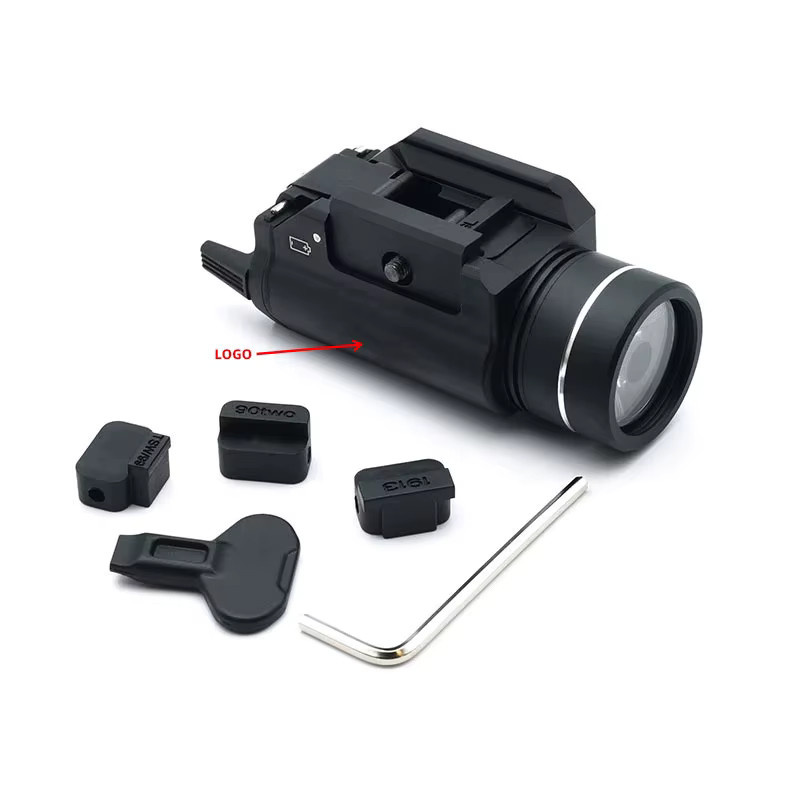 ELENEMNT TR1 Taktische LED-Waffenlampe mit 1000 Lumen in Schwarz für 20mm Schienen und GLOCK G17 - Bild 2