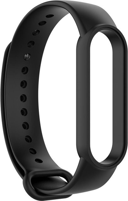 Xiaomi Ersatzarmband aus Silikon für Mi Band 5 und Mi Band 6, Schwarz, Unisex - Bild 1