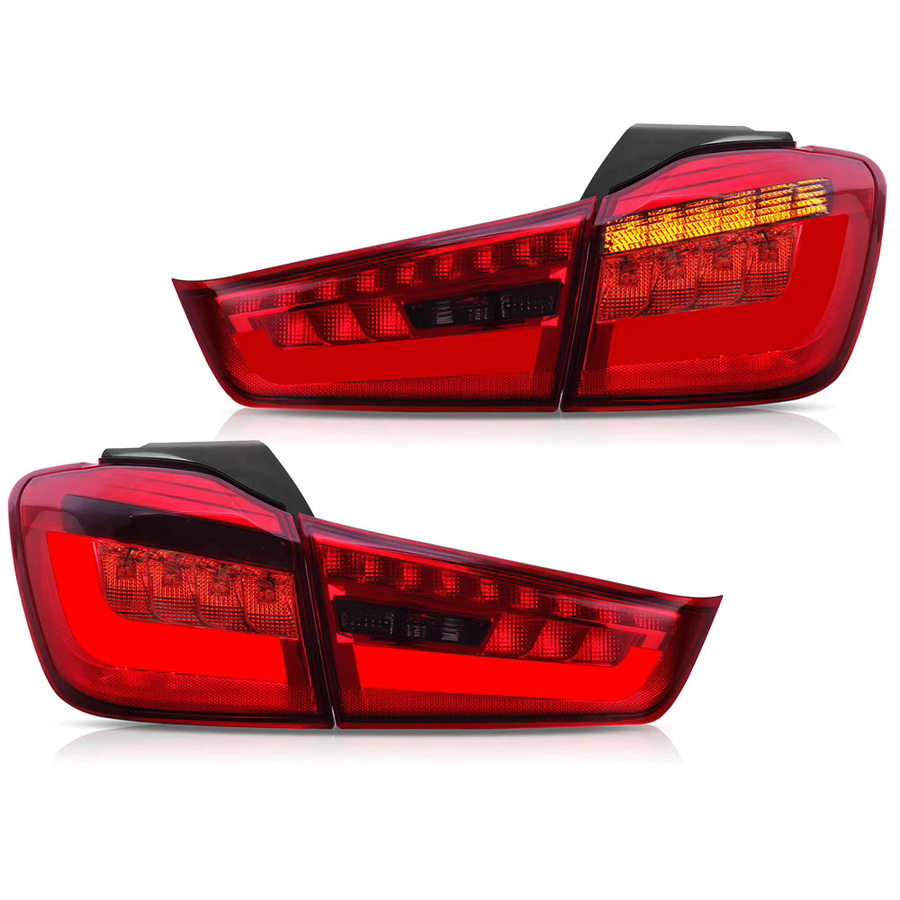 Vland LED-Rücklichter Set für Mitsubishi ASX 2012–2022 mit bernsteinfarbenem Blinker und sequentieller Anzeige, links und rechts Paar, Orange-Rot - Bild 5