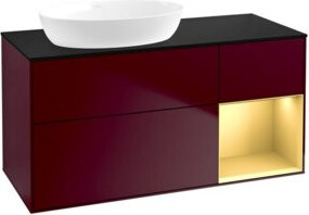 V&B Waschtischunterschrank Finion in Platin, Breite: 120 cm, Tiefe: 50,1 cm, Höhe: 50,1 cm - Bild 1