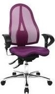 Topstar Bürodrehstuhl Sitness 15 in Violett mit Armlehnen - Bild 1
