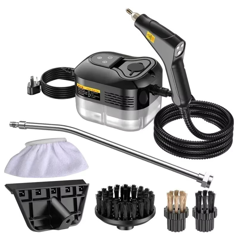 BALASHOV Handdampfreiniger mit 2500 W Hochtemperatur- und Druckreinigung in Weiß und Schwarz für Auto, Küche und Haushalt - Bild 5