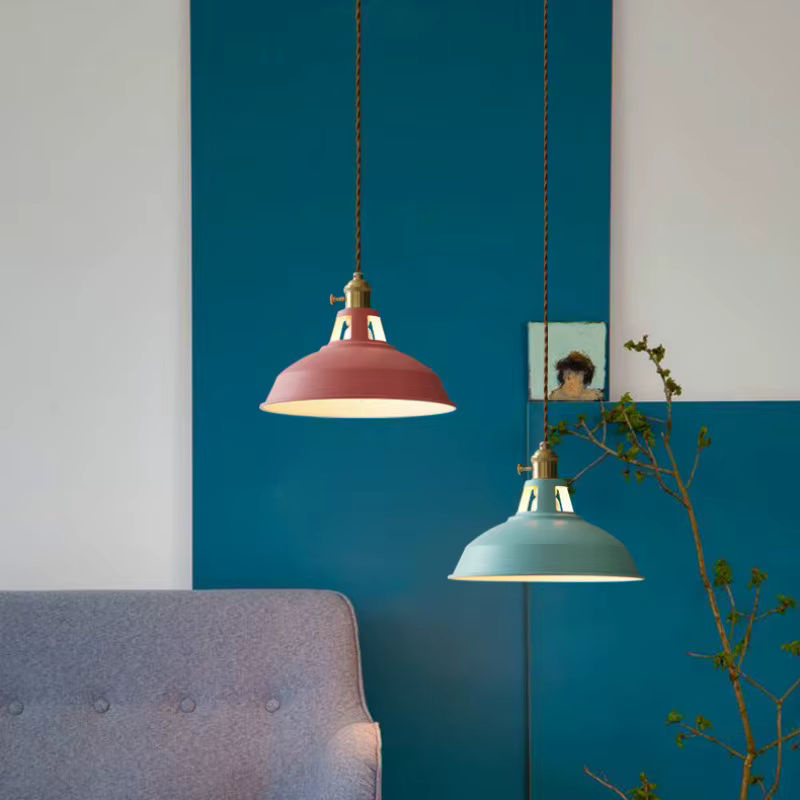 Industrielle LED Pendelleuchte Ramalho in Multicolour für Wohnzimmer, Küche und Esstisch - Bild 3