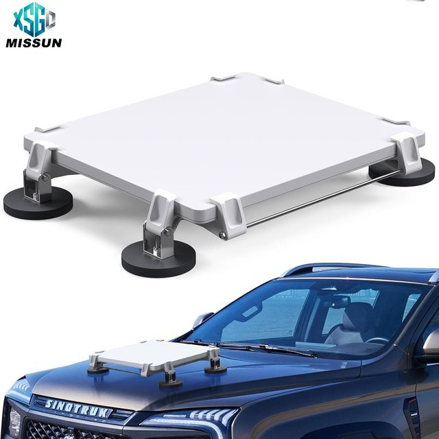 MISSUN Magnetische Schnellverschluss-Dachhalterung für Starlink Mini in Weiß für Wohnmobile, Vans, Boote und LKWs mit N52 Magneten - Bild 1
