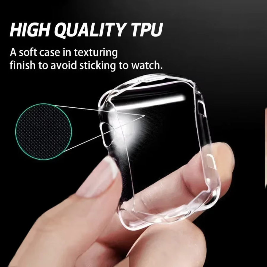 Apple Displayschutzfolie, transparent, Silikon, Unisex - Bild 3