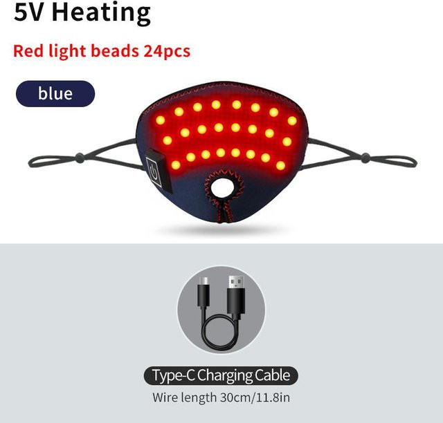 Binchi Health Electronics Nasenmassagegerät mit Rotlichttherapie, Blau, Unisex - Bild 1