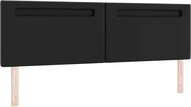 vidaXL LED Kopfteil aus Kunstleder in Schwarz mit Breite: 180 cm - Bild 1