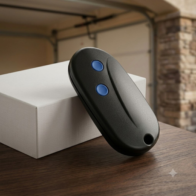 SEAV Rolltorantrieb Fernbedienung BE-HAPPY-RS2 RS1 RS3 und BE-SMART-RS2 RS1 RS3 mit 433,92MHz Rolling-Code-Sender in Schwarz - Bild 1