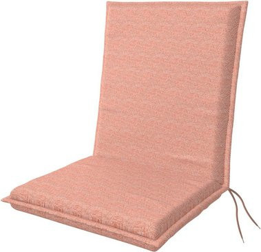 DOPPLER Sitzauflage Art in Rosa mit abnehmbarem Bezug und Schaumstofffüllung, B/L/H: 48 x 100 x 6 cm - Bild 1
