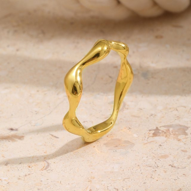 Myfresty Ring, unregelmäßig geometrisch, Edelstahl, Damen - Bild 1