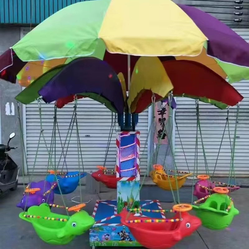 Fisch-Schaukel und Vergnügungspark-Fahrgeschäfte, Meerestiere, Kunststoff, Bunt / Mehrfarbig - Bild 4