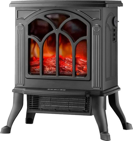 Sannover Elektroofen Ideria Kaminofen 1800 W in Schwarz