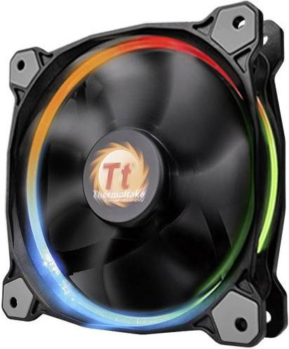 Thermaltake Riing 12 LED RGB PC-Gehäuse-Lüfter Schwarz B/H/T: 120 x 120 x 25 mm - Bild 1