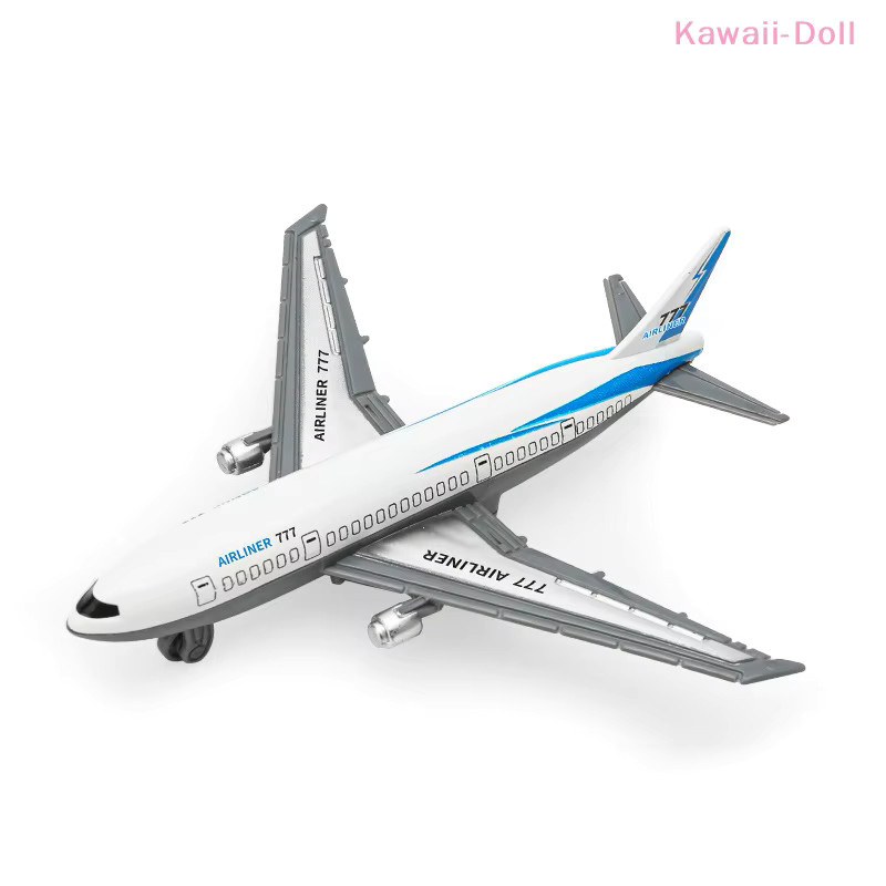 DOWMOO Simuliertes Flugzeugmodell aus Legierung, mit Rückziehfunktion, 2-teiliges Set, ab 3 Jahren - Bild 4